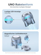 UGREEN MagFlow 2 - in - 1 Draadloze Oplader (Qi2 25W, MagSafe - compatibel)
