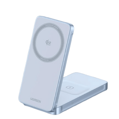 UGREEN MagFlow 2-in-1 Magnetische Draadloze Oplader 25W (MagSafe-compatibel)