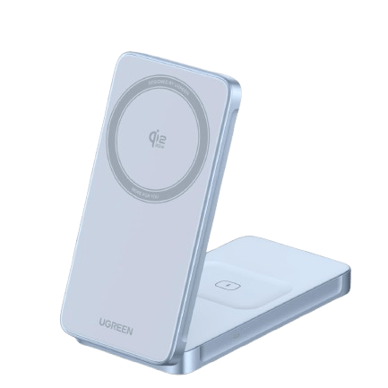UGREEN MagFlow 2 - in - 1 Magnetische Draadloze Oplader 25W (MagSafe - compatibel)