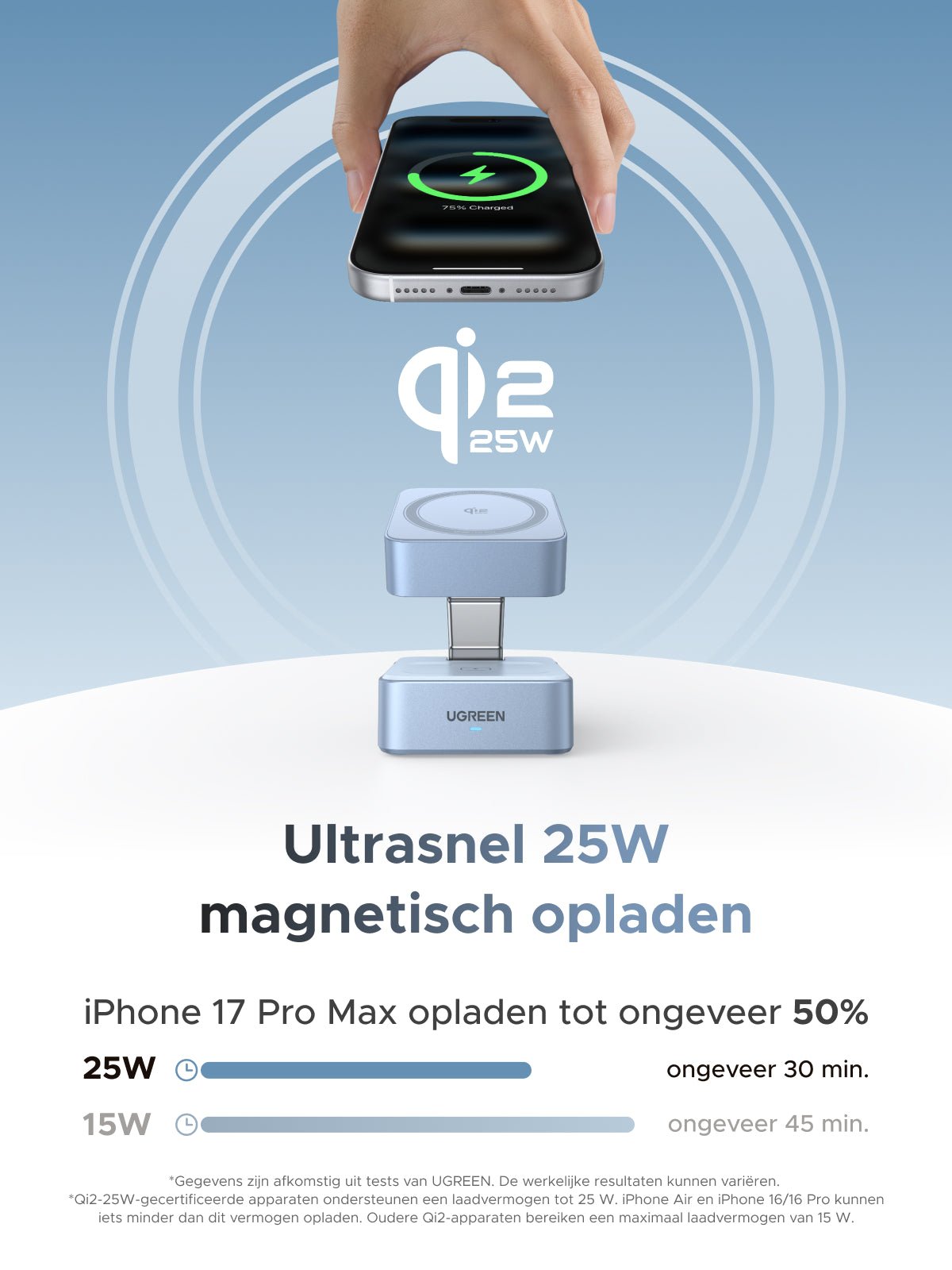 Opvouwbaar 2 in 1 voor MagSafe Draadloze Oplader voor iPhone 17 16 15 14 13 12 Series, voor Apple Watch Series 11 10 9 8 7 6 5 4 3 2 1 SE/Ultra, voor AirPods, Draagbare Draadloos Oplaadstation Opvouwbaar 2 in 1 voor MagSafe Draadloze Oplader voor iPhone 17 16 15 14 13 12 Series, voor Apple Watch Series 11 10 9 8 7 6 5 4 3 2 1 SE/Ultra, voor AirPods, Draagbare Draadloos Oplaadstation