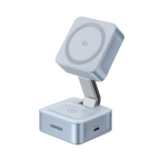 UGREEN MagFlow 2 - in - 1 Magnetische Draadloze Oplader (Qi2 25W, MagSafe - compatibel)