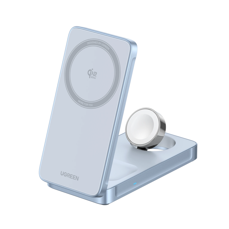 UGREEN MagFlow 3-in-1 Magnetische Draadloze Oplader 25W (MagSafe compatible)