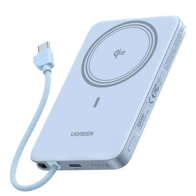 UGREEN MagFlow Air Magnetische Powerbank (10000mAh, Qi2 15W)