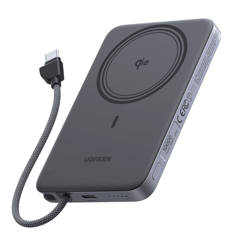 UGREEN MagFlow Air Magnetische Powerbank (10000mAh, Qi2 15W)