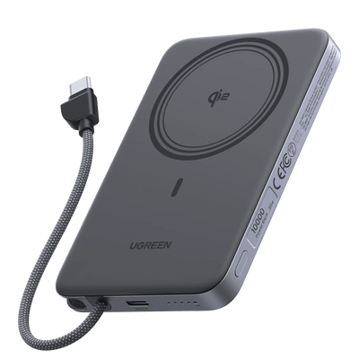 UGREEN MagFlow Air Magnetische Powerbank (10000mAh, Qi2 15W)