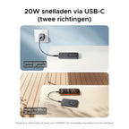 UGREEN MagFlow Air Magnetische Powerbank (5000mAh, Qi2 15W)