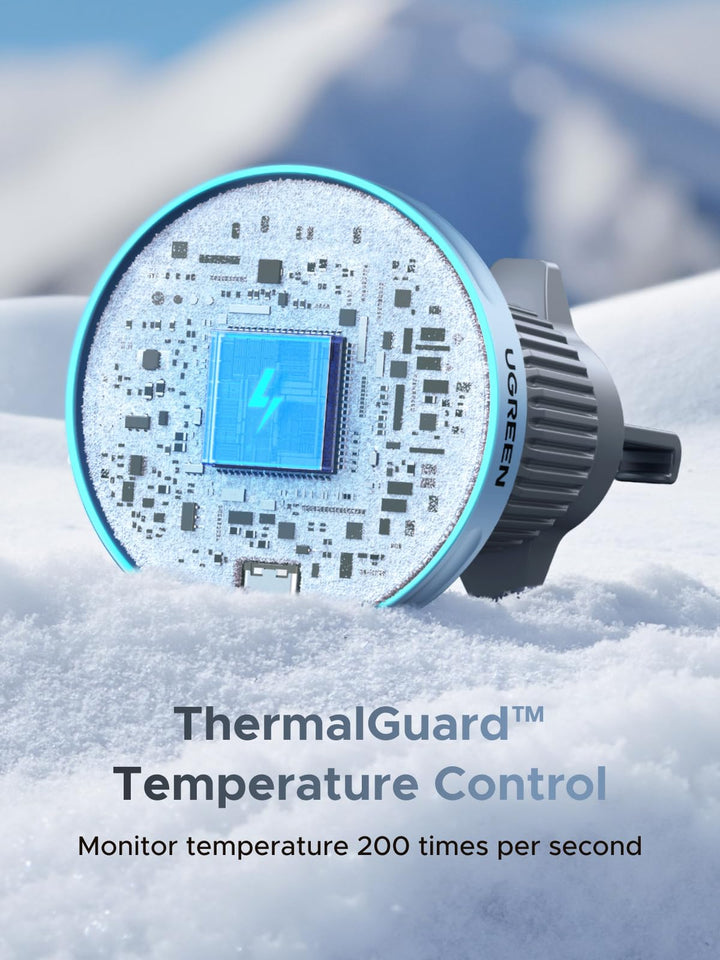 UGREEN MagFlow Magnetische Draadloze Autolader 25W (MagSafe - compatibel)