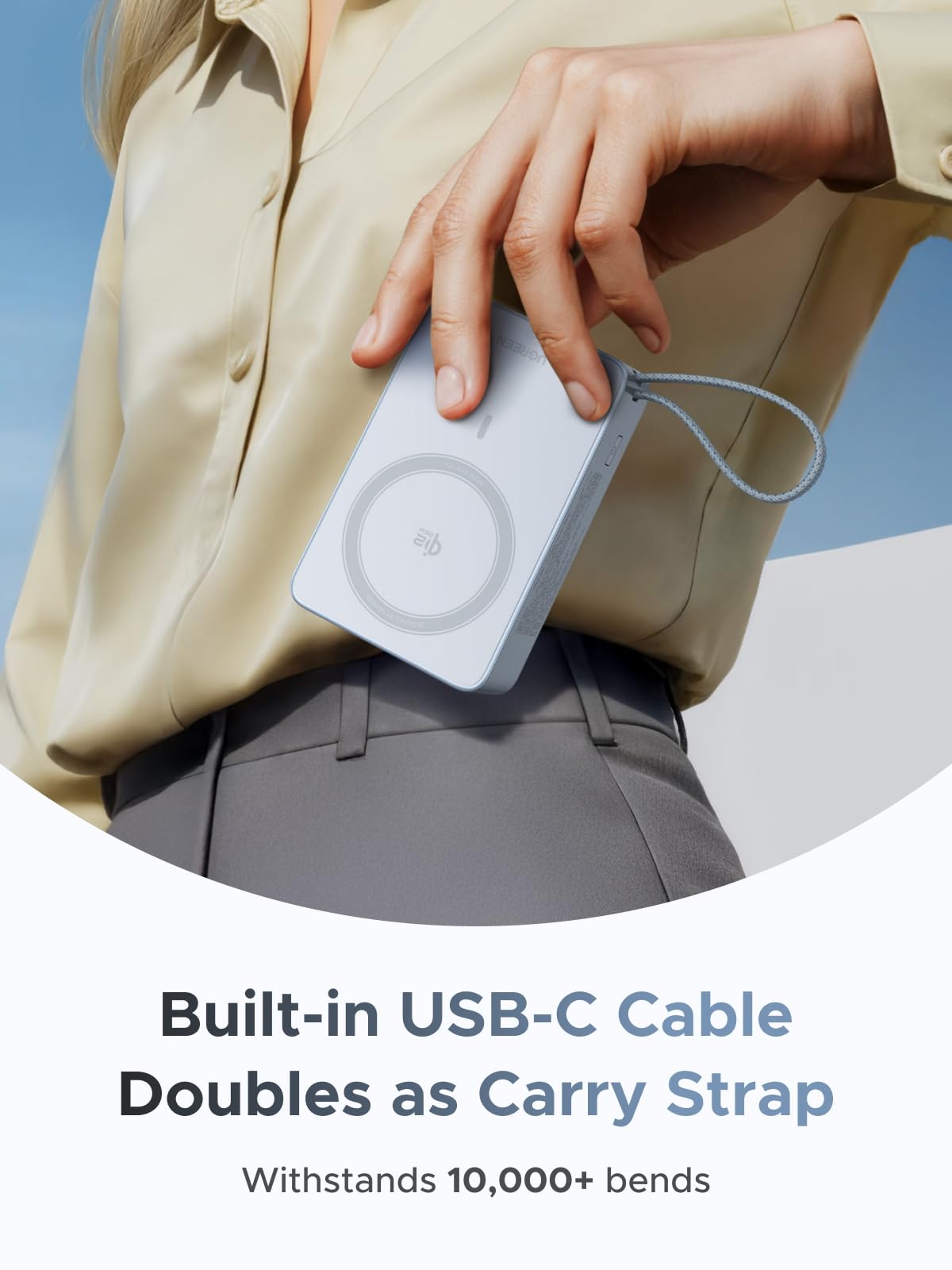 UGREEN MagFlow Magnetische Draadloze Powerbank 20000mAh 45W (MagSafe - compatibel)