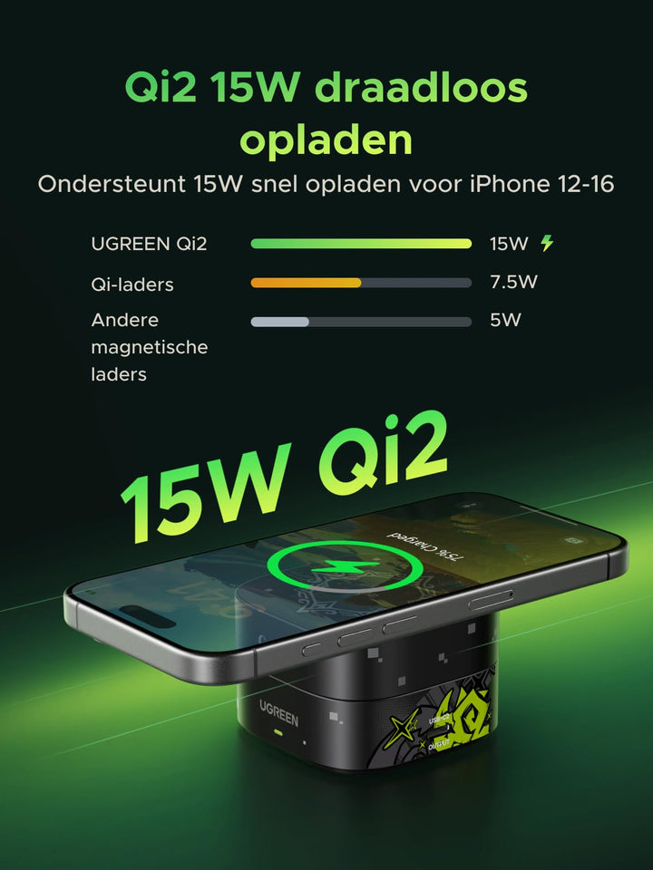 Drahtlose Ladegerät 15W Stehen für IPhone 13 12 11... - Grandado Drahtlose Ladegerät 15W Stehen für IPhone 13 12 11... - Grandado