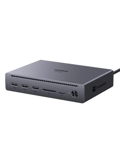 UGREEN Maxidok 10-in-1 Thunderbolt™ 5 Dockingstation met Gigabit Ethernet – Dual 6K/8K-display voor Mac & Windows