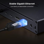 UGREEN Maxidok 10 - in - 1 Thunderbolt™ 5 Dockingstation met Gigabit Ethernet – Dual 6K/8K - display voor Mac & Windows