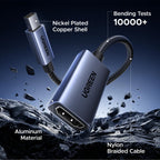 UGREEN Mini DisplayPort naar HDMI - adapter (4K@30Hz, Unidirectioneel, voor Thunderbolt 1/2)