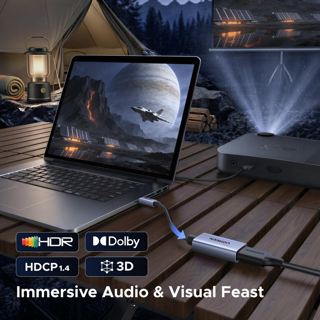 UGREEN Mini DisplayPort naar HDMI - adapter (4K@30Hz, Unidirectioneel, voor Thunderbolt 1/2)