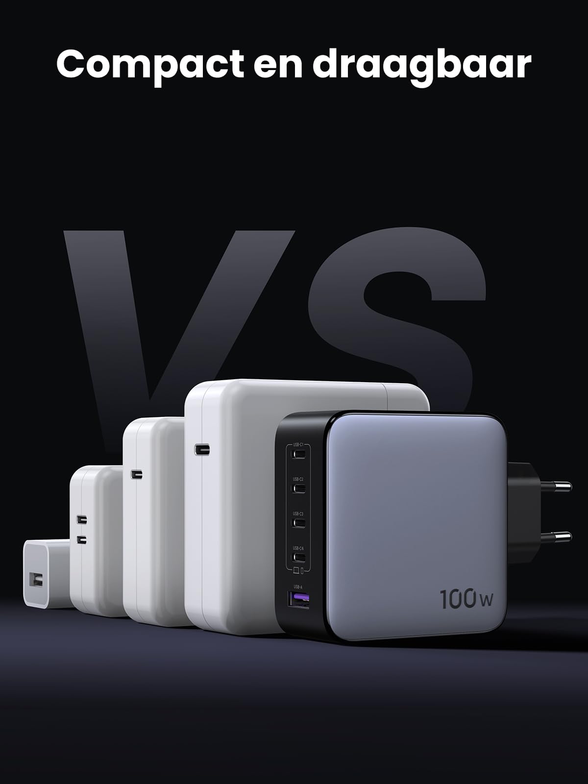 UGREEN Nexode 100W 5 - Port GaN Fast Charger