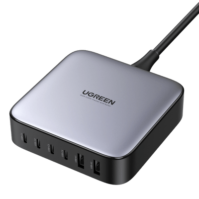 UGREEN Nexode 200W USB C GaN Oplader met 6 poorten