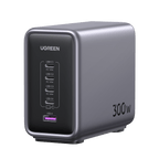 UGREEN Nexode 300W USB C GaN Oplader met 5 poorten 
