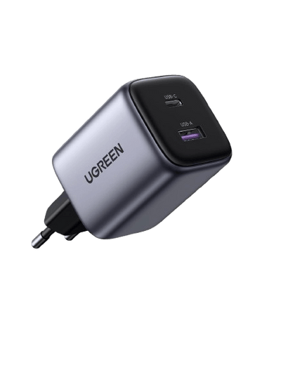 UGREEN Nexode 35W USB C Oplader  - 2 Poorten GaN II Snellader