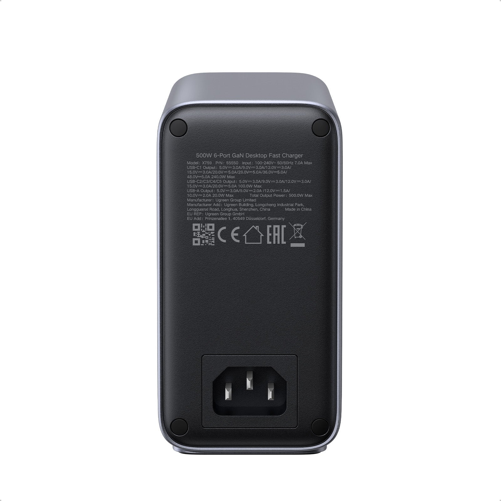 UGREEN Nexode 500W 6 - Port GaN Desktop Fast Charger
