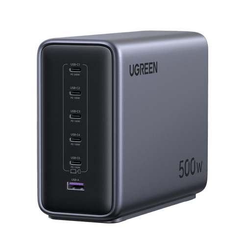 UGREEN Nexode 500W 6 - Port GaN Desktop Fast Charger