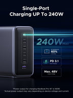 UGREEN Nexode 500W 6 - Port GaN Desktop Fast Charger
