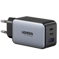 UGREEN Nexode GaN 65W USB-C Oplader met 3 USB-C Poorten