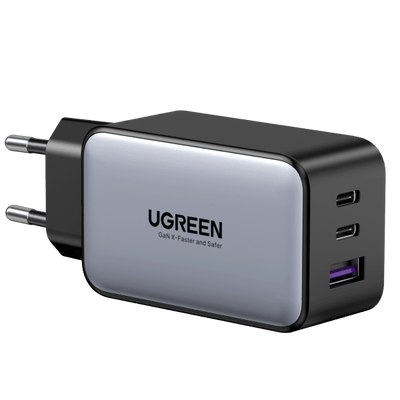 UGREEN Nexode GaN 65W USB-C Oplader met 3 USB-C Poorten