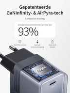 UGREEN Nexode Air USB - C Oplader (45W, GaN, Opvouwbare Stekker)