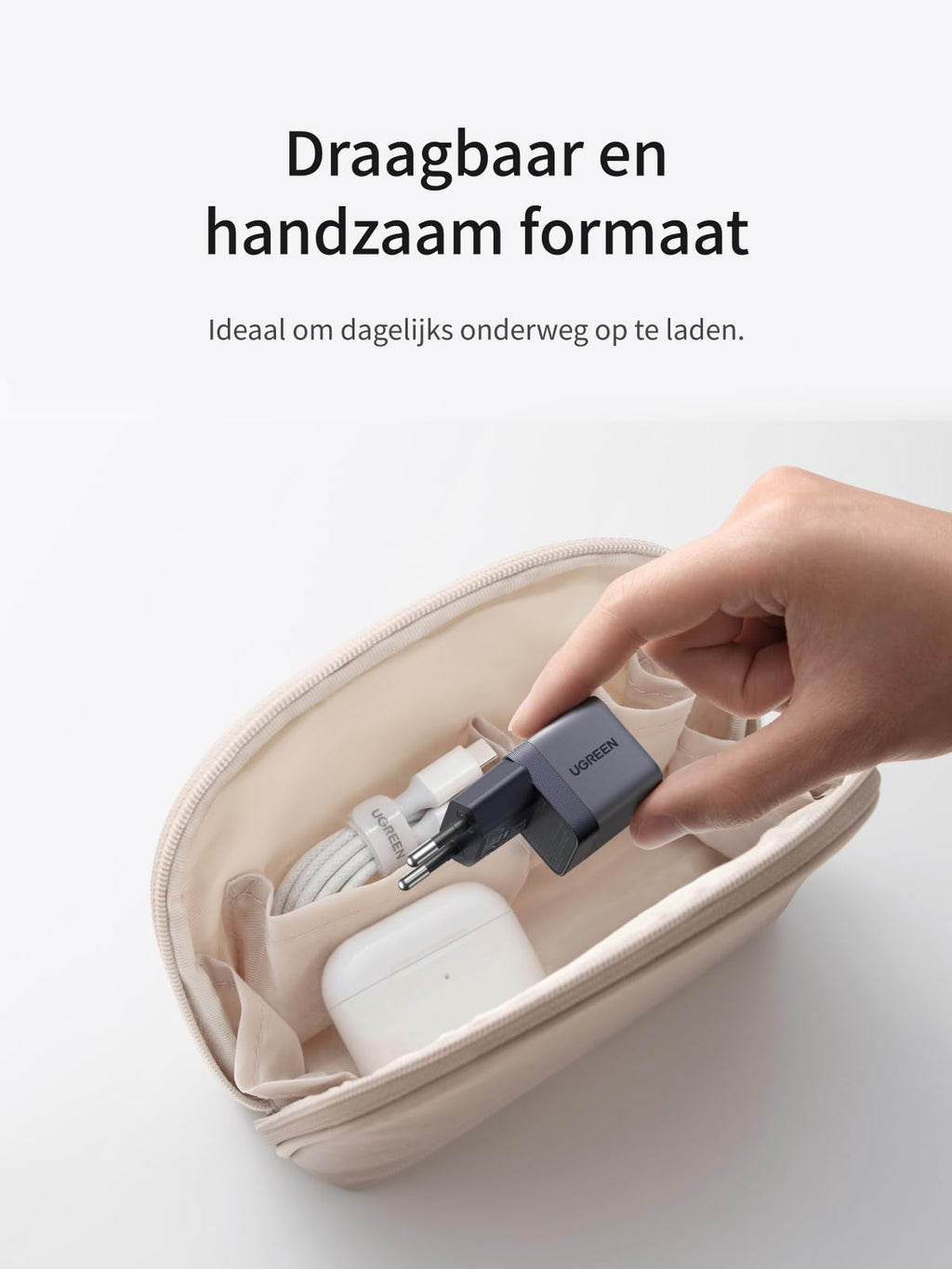 UGREEN Nexode Air USB - C Oplader (45W, GaN, Opvouwbare Stekker)