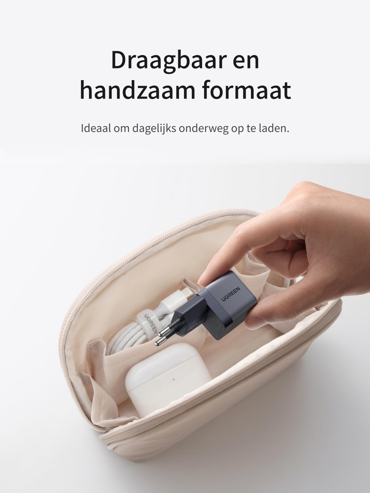 UGREEN Nexode Air USB - C Oplader (45W, GaN, Opvouwbare Stekker)