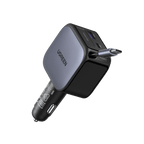 UGREEN Nexode Autolader 60W met Retractable USB - C - kabel