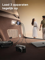 UGREEN Nexode Autolader 90W met Retractable USB - C - kabel