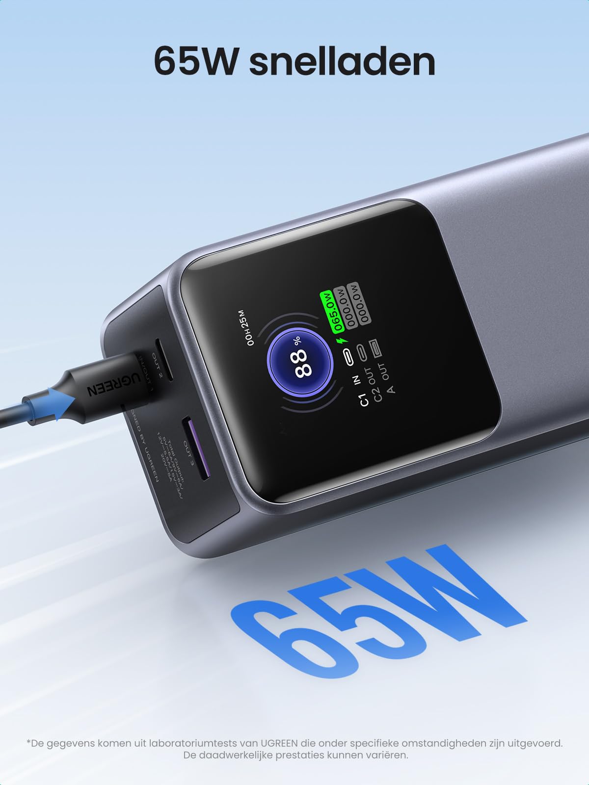 UGREEN Nexode 100W powerbank lanceert met 20% korting