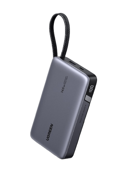 UGREEN Nexode Power Bank (20000mAh, 145W, USB - C geïntegreerde kabel)