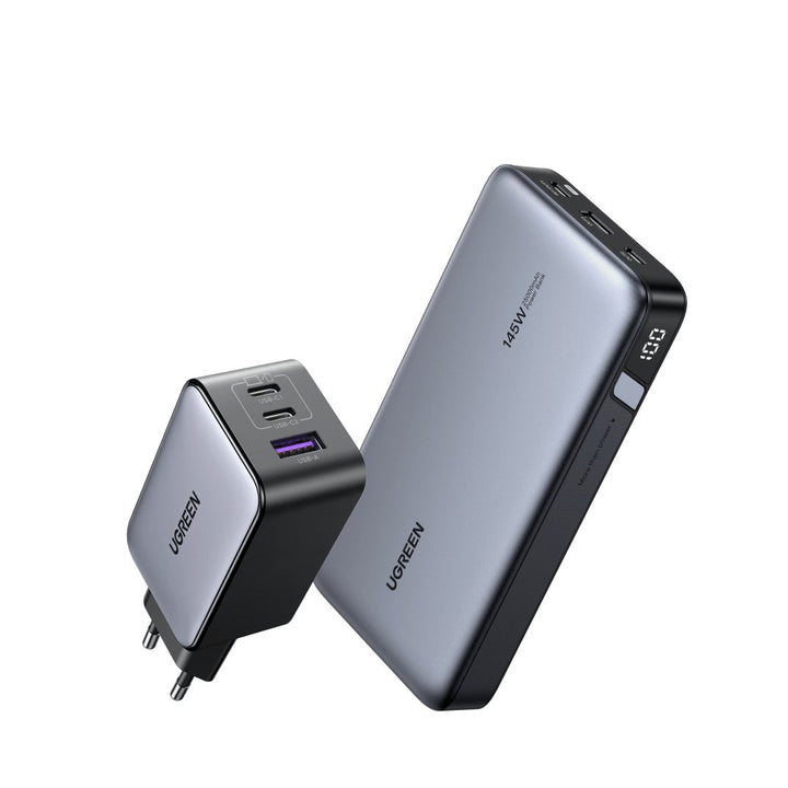 UGREEN Nexode Power Bank 25000mAh 145W met GaN 65W Oplader