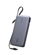 UGREEN Nexode Powerbank 25000mAh 165W met PD3.1 en dubbele USB - C - kabels
