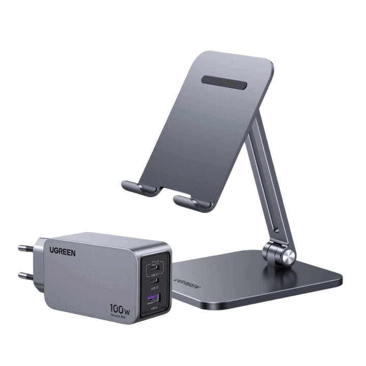 UGREEN Nexode Pro 100W Oplader met Tablet Houder