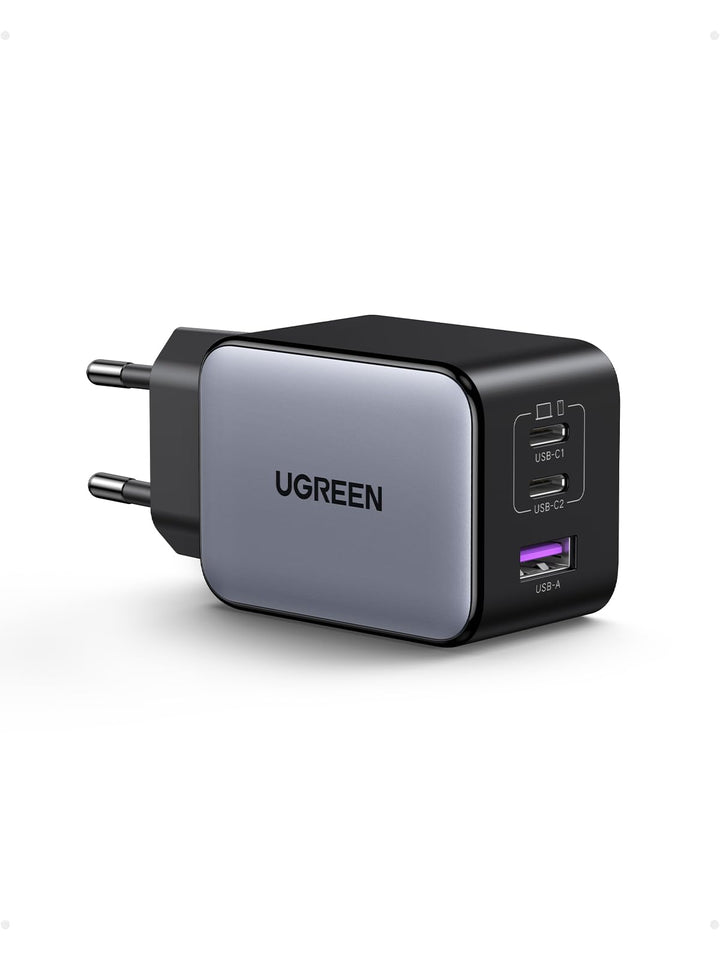 UGREEN Nexode X 65W USB - C - Charger Mini PD - Oplader 3 - poorts GaN - oplader Compacte snellader PPS 45W Compatibel met MacBook Air M2, iPhone 16 Pro Max, Galaxy S24 Ultra, Vision Pro