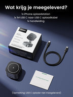 UGREEN 2-in-1 15W Qi Draadloze Oplader -wat krijg je meegeleverd