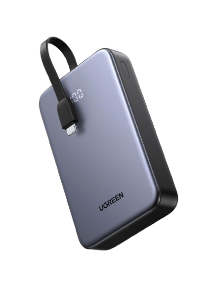 UGREEN Powerbank 20000mAh 22.5W met Geïntegreerde USB - C Kabel