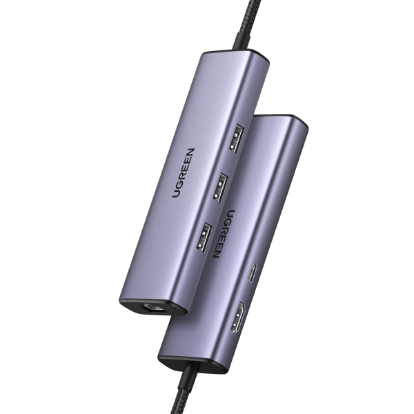 UGREEN Revodok 1061 USB - C Hub 6 - in - 1 (100W PD, HDMI 4K@30Hz)