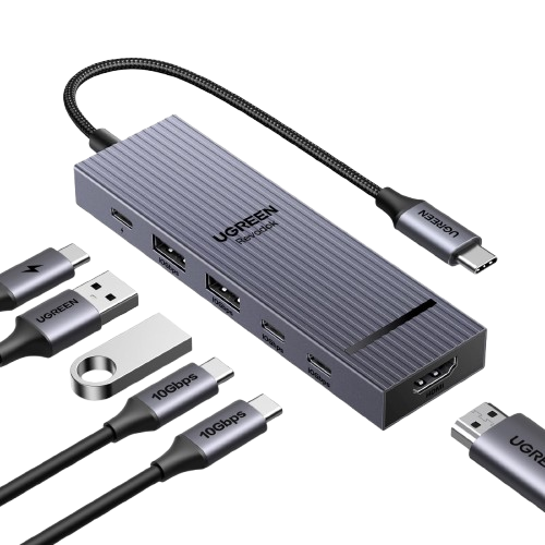 UGREEN Revodok 106 6-in-1 Dockingstation (10Gbps, 4K@60Hz, PD100W)