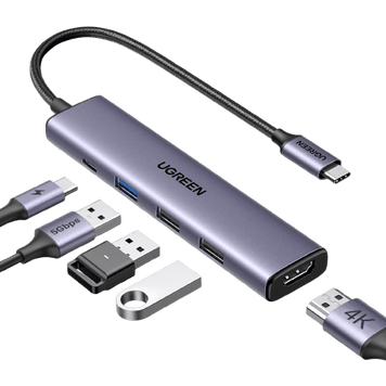 UGREEN Revodok 5-in-1 Hub USB C HDMI 4K