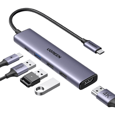 UGREEN Revodok 5-in-1 Hub USB C HDMI 4K