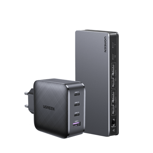 UGREEN Revodok 9 - in - 1 Docking Statio met 65W Oplader