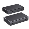 UGREEN Revodok Max 208 Thunderbolt 4 Dock 40 Gbps 8 - in - 1 dockingstation 3*Thunderbolt 4 (dubbel 4K bij 60 Hz, enkel 8K - scherm), 85 W opladen voor laptop, Gigabit Ethernet
