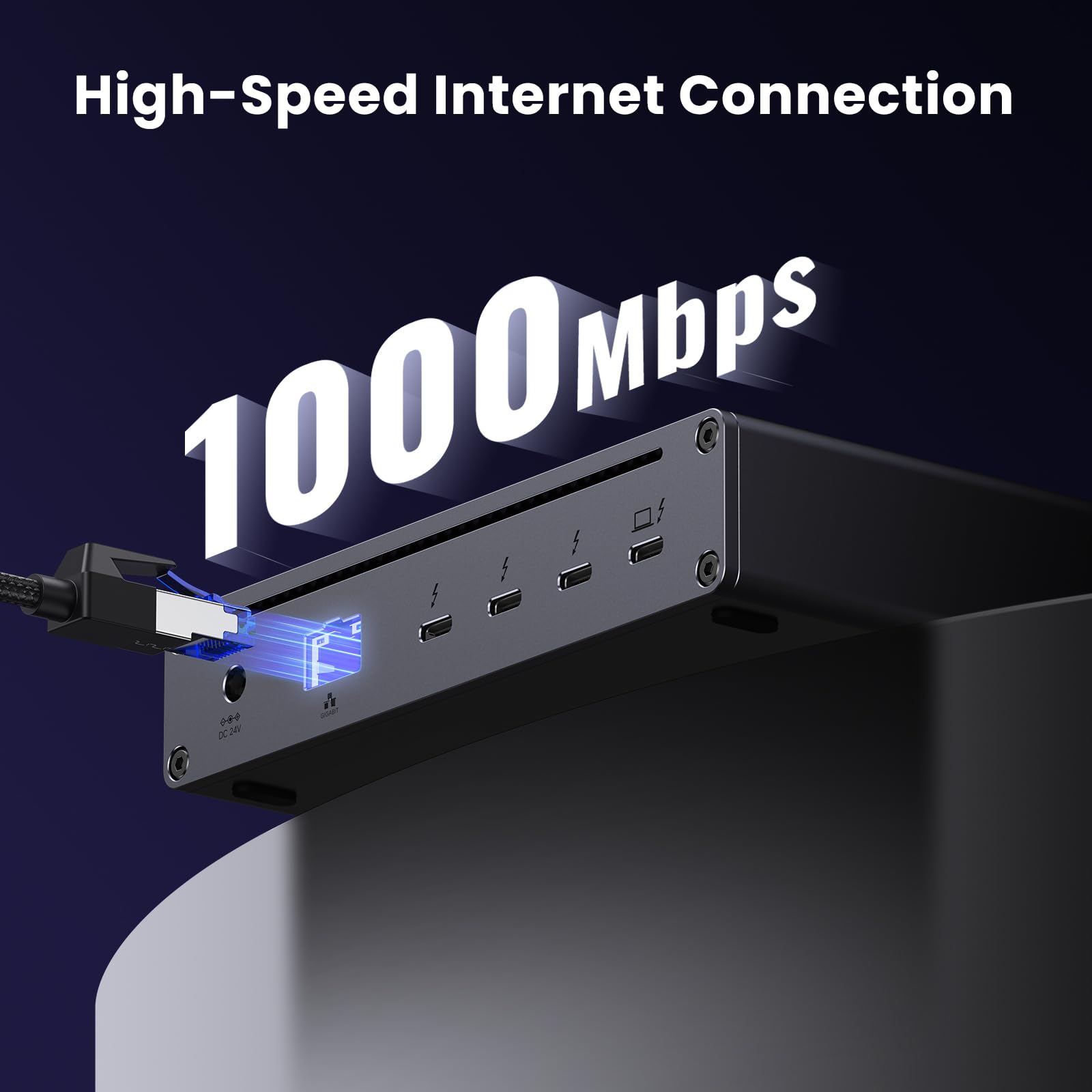 UGREEN Revodok Max 208 Thunderbolt 4 Dock 40 Gbps 8-in-1 dockingstation 3*Thunderbolt 4 (dubbel 4K bij 60 Hz, enkel 8K-scherm), 85 W opladen voor laptop, Gigabit Ethernet