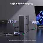 UGREEN Revodok Max 213 Thunderbolt 4 Dock 40Gbps (dubbel 4K bij 60 Hz, enkel 8K-scherm), 13-in-1 dockingstation 90W opladen voor laptop, 2,5 Gbps Ethernet, microSD&SD 4.0, 3,5 mm Aux