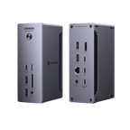 UGREEN Revodok Max 213 Thunderbolt 4 Dock 40Gbps (dubbel 4K bij 60 Hz, enkel 8K - scherm), 13 - in - 1 dockingstation 90W opladen voor laptop, 2,5 Gbps Ethernet, microSD&SD 4.0, 3,5 mm Aux