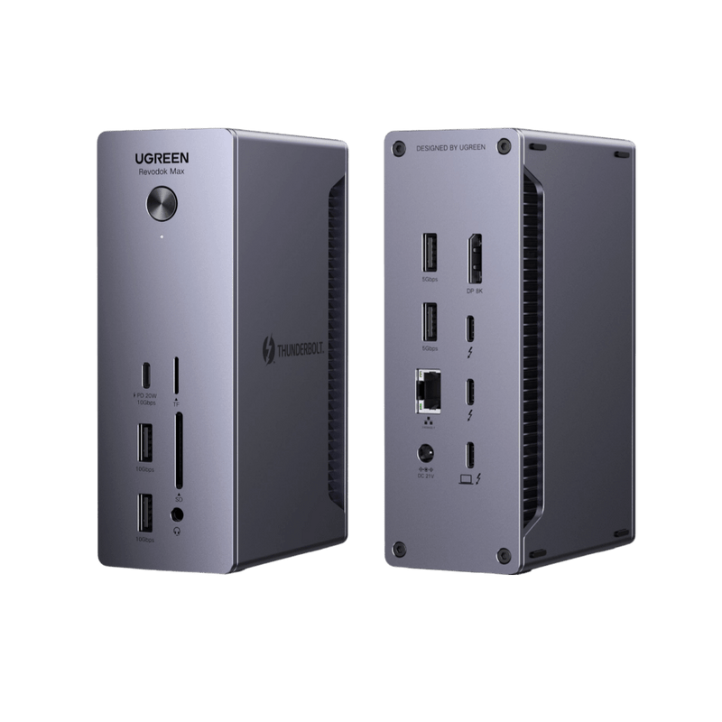 UGREEN Revodok Max 213 13-in-1 dockingstation Thunderbolt 4 Dock 40Gbps (dubbel 4K bij 60 Hz enkel 8K-scherm)