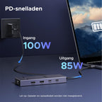 UGREEN Revodok Pro 1071 7 - IN - 1 USB - C - hub (4K@60Hz, 10Gbps, 100W PD)